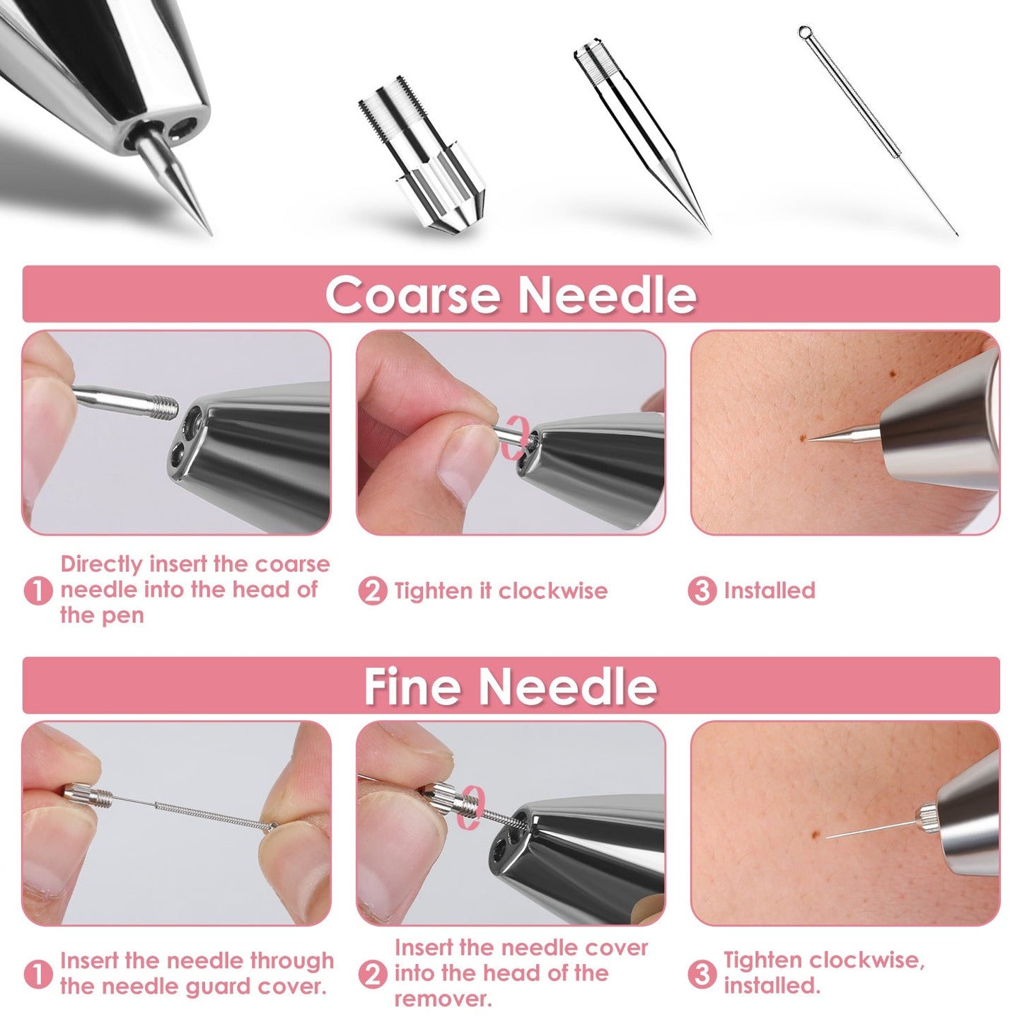 Wart & Freckle Remover with Needles