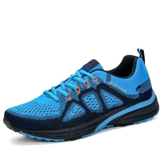 Elegant Mens Sneakers Sport Mesh Trainers Lightweight Running Shoes Outdoor Athletic Breathable Non-Slip Casual Comfortable Outdoor Sport Sneakers