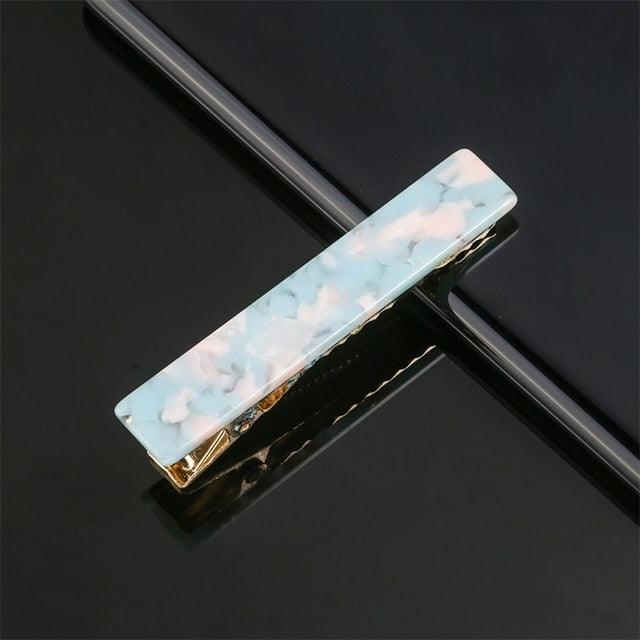Fashion Women Metal Acetate Hair Pin Clip Leopard Hair Clip Geometric Hairpins Hairgrips Barrette Hairpin Gorgeous Hair Accessories For Women