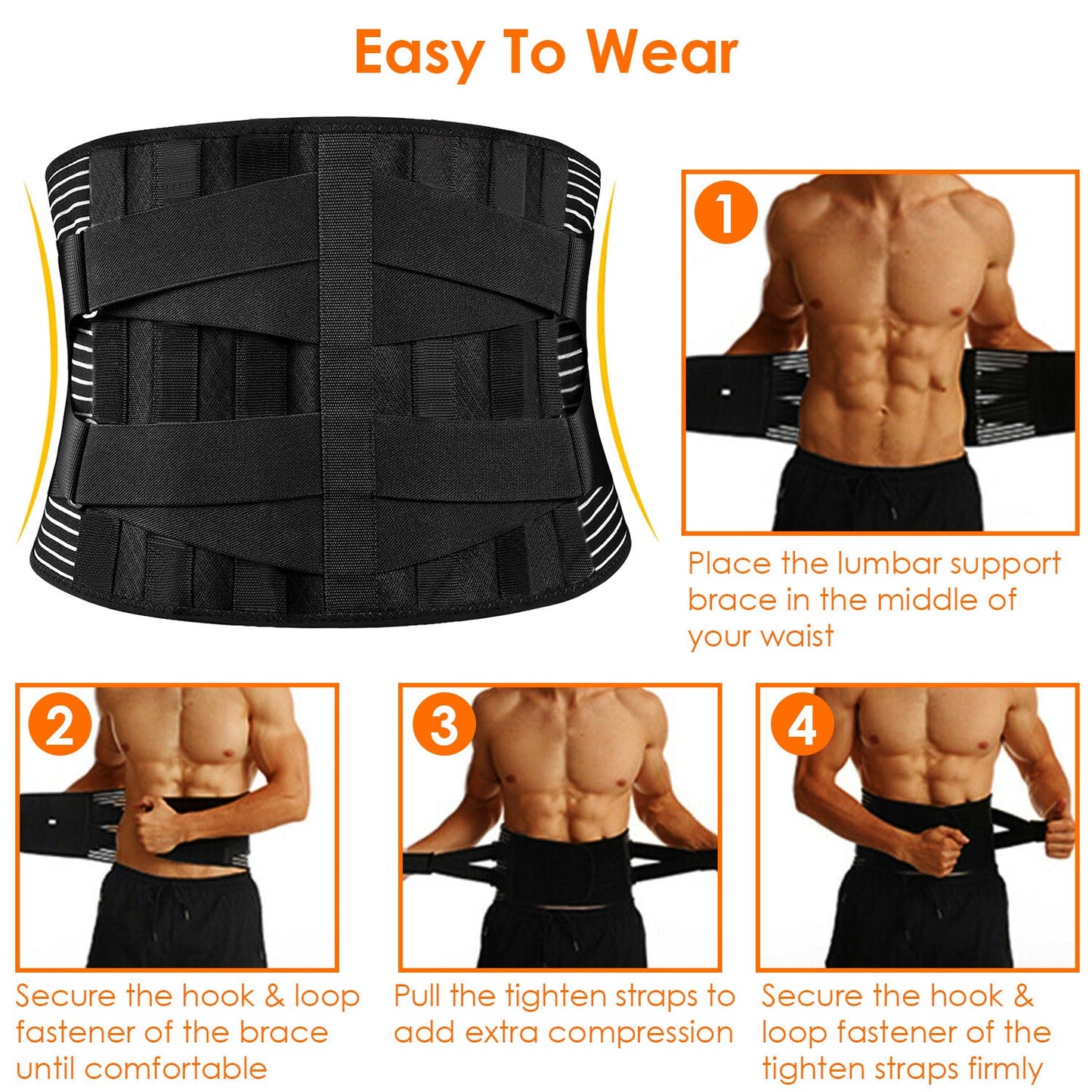 Adjustable Lower Back Brace