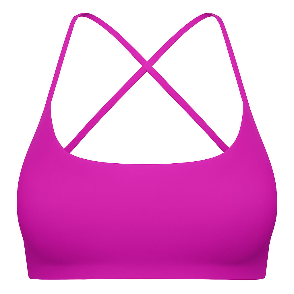 Women Cross Back Sport Bras Padded Strappy Crop Open Back Low Impact Bras Sexy Fitness Tank Tops with Removable Pads Thin Straps for Gym Yoga Workout