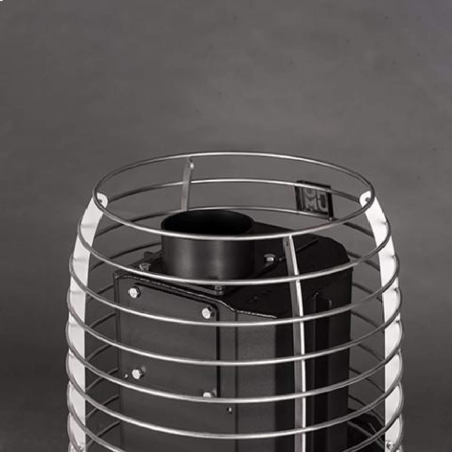Huum Hive Flow Mini LS 8.5KW Wood-Burning Sauna Stove With Firebox Extension & Sauna Stones [H1018012] (SAK60257)
