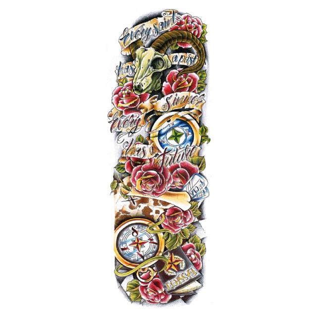 Large Colorful Tattoos For Men Waterproof Dragon Sticker Temporary Luxury Big 3D Tattoo Modern Design