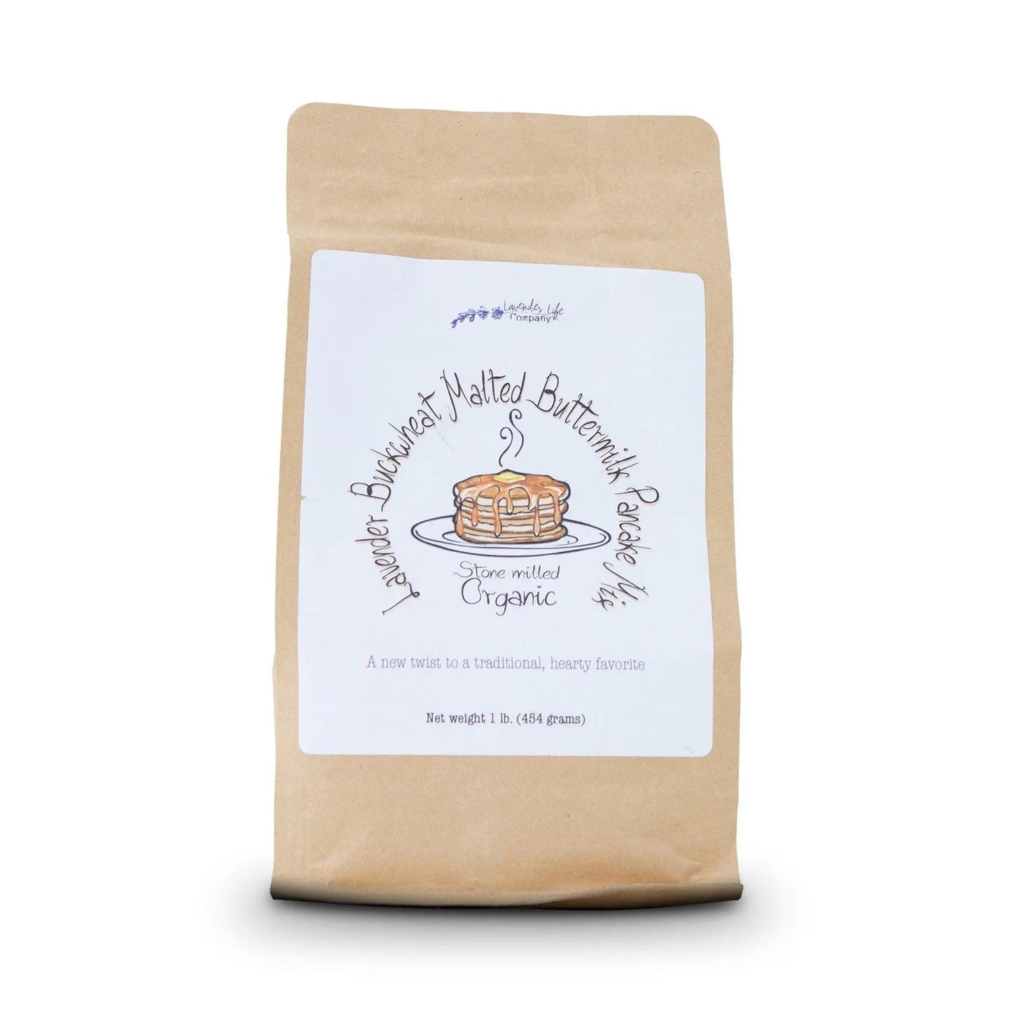 Lavender Buckwheat Malted Buttermilk Pancake Mix