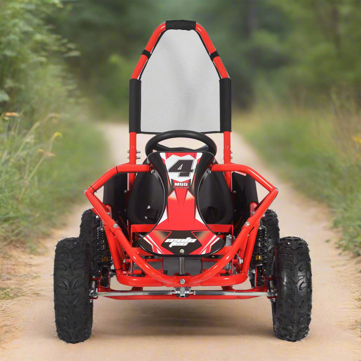 MotoTec Mud 98CC Full Suspension Gas Powered Go Kart (SAK28149)