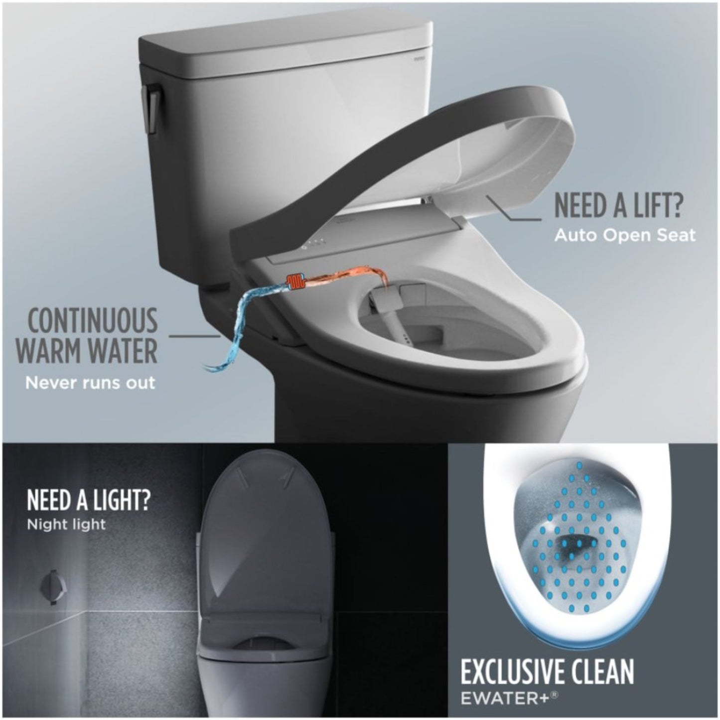[MW7764726CSFG.10#01] TOTO Drake 1.6 GPF Elongated Chair Height Toilet With S7 Bidet Seat And 10" Rough In (SAK89024)