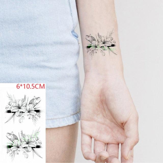 New Different Waterproof Temporary Tattoo Cute Fox Dog Luxury Animal Stickers Tattoo Colorful Modern Design For Adults Kids