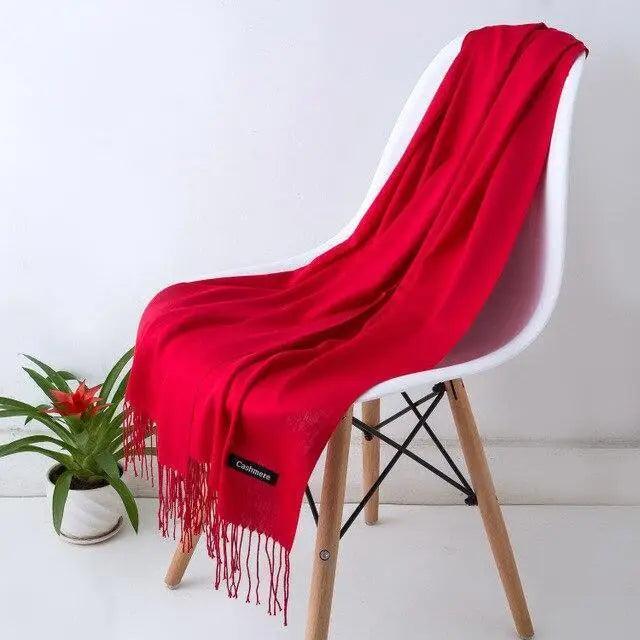 New Stylish Winter Scarf For Ladies Shawls And Wraps Neck Scarves Women Female Stoles Casual Wear Pashmina Scarf and Shawl Soft Women Pashminas