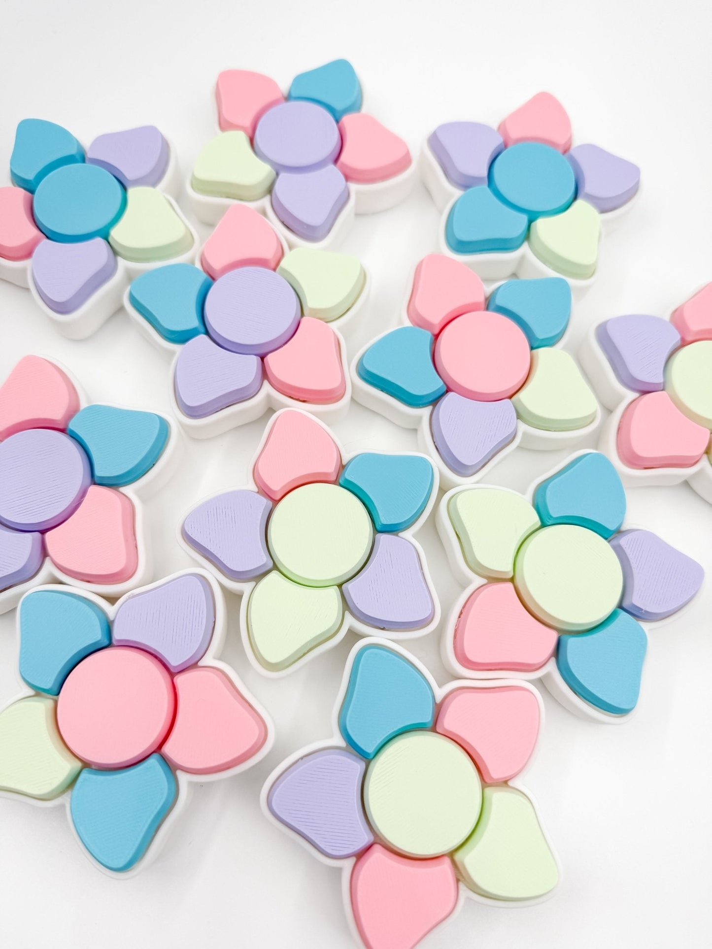 Pastel Flower Multi Keyboard Clicker Fidget