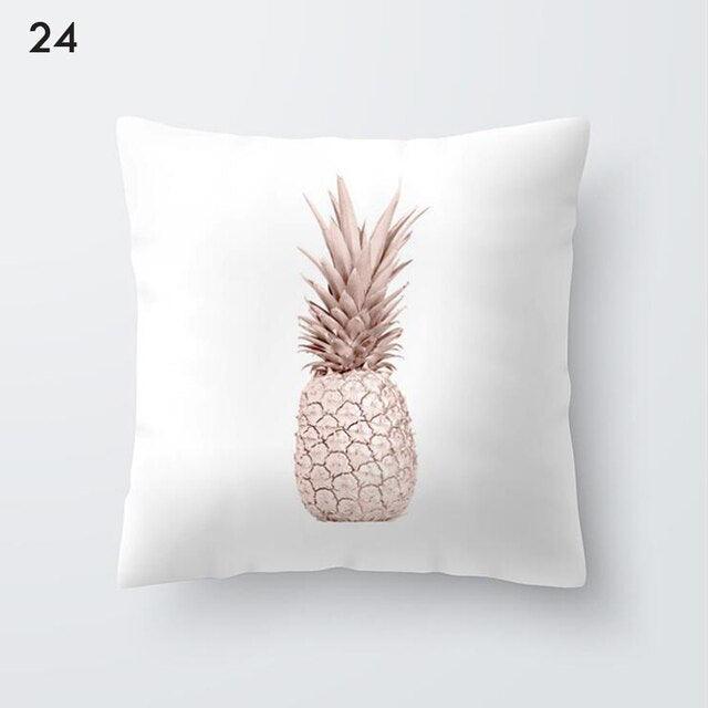 Pink Geometric Decorative Pillow Cushion Covers Polyester Pillow Case Home Pillowcase Decorative Pillowcase For Sofa Cute Charming Home Decor Cushion Cover