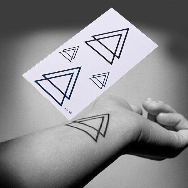 New Waterproof Temporary Wolf Sticker Tattoo Mens Modern Tattoo Realistic Design