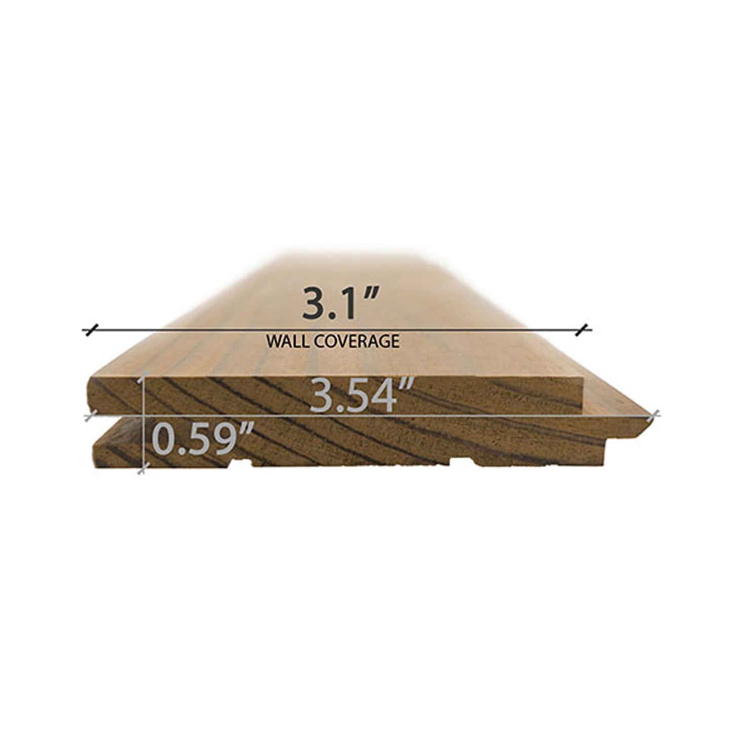 Prosaunas Thermo-Radiata Pine 1X4 T&G STS4 Sauna Wall Wood (SAK43045)