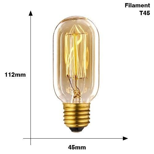 Retro Edison Light Bulb Vintage Edison Lamp Vintage Incandescent  Edison Light Bulbs Edison Filament Light Bulb Dimmable Warm White Different Shape Light