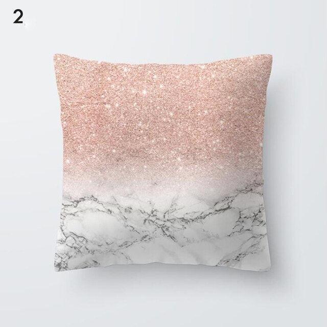 Rose Gold Beautiful Pillow Cover Cushion Home Decorative Colorful Print Cozy Pillow Cases Pineapple Pink Cushion Cover