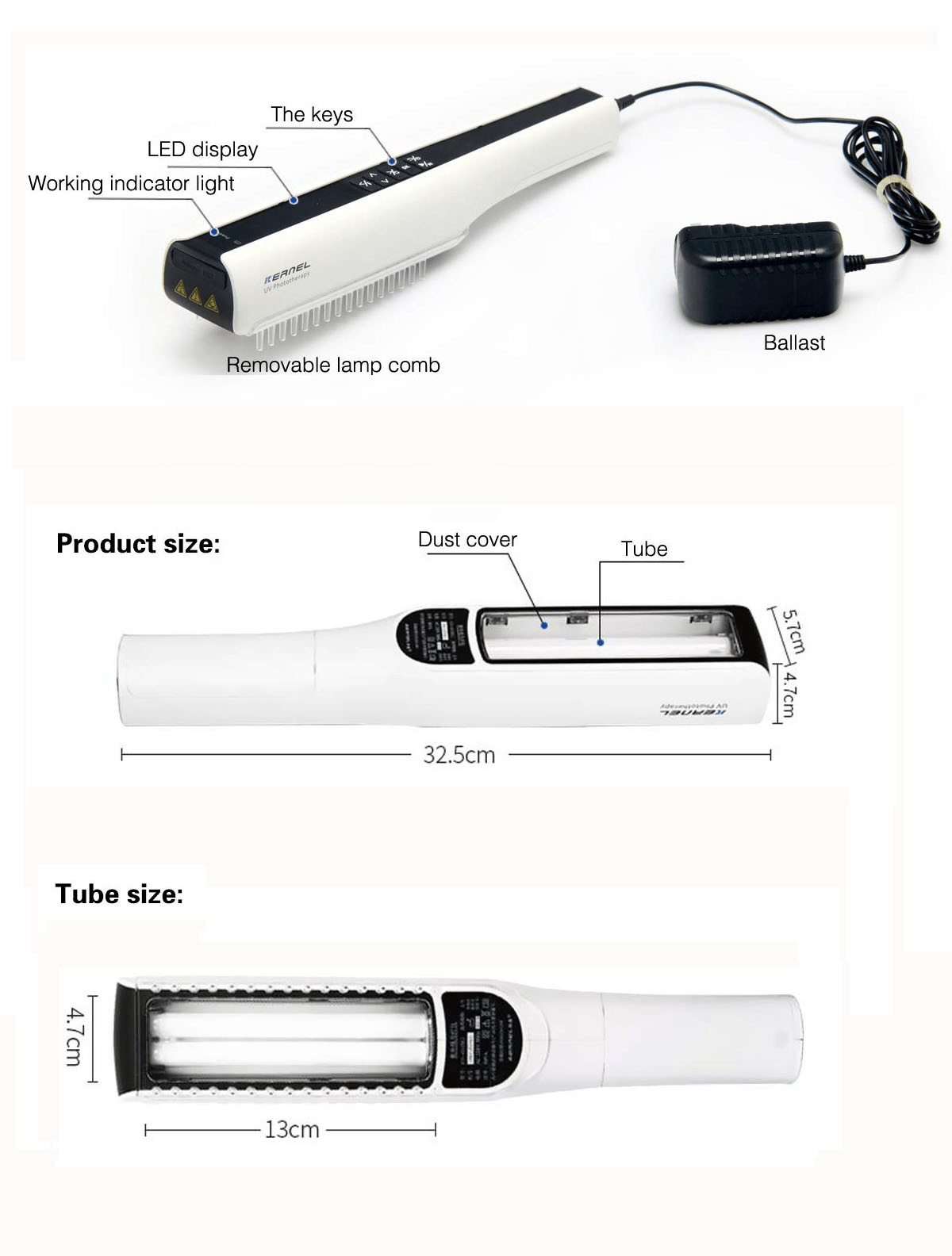 Shape Tactics Portable 311nm UVB Phototherapy Light