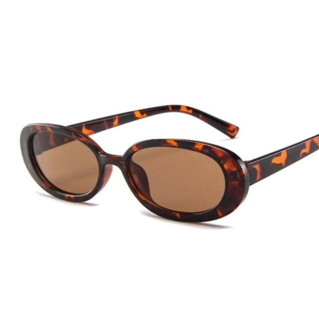 Tiny Small 90s Sunglasses Women Polarized Retro Oval Shape Sunglasses For Woman Designer Sun Glasses For Female Elegant Small Frame Cool Vintage