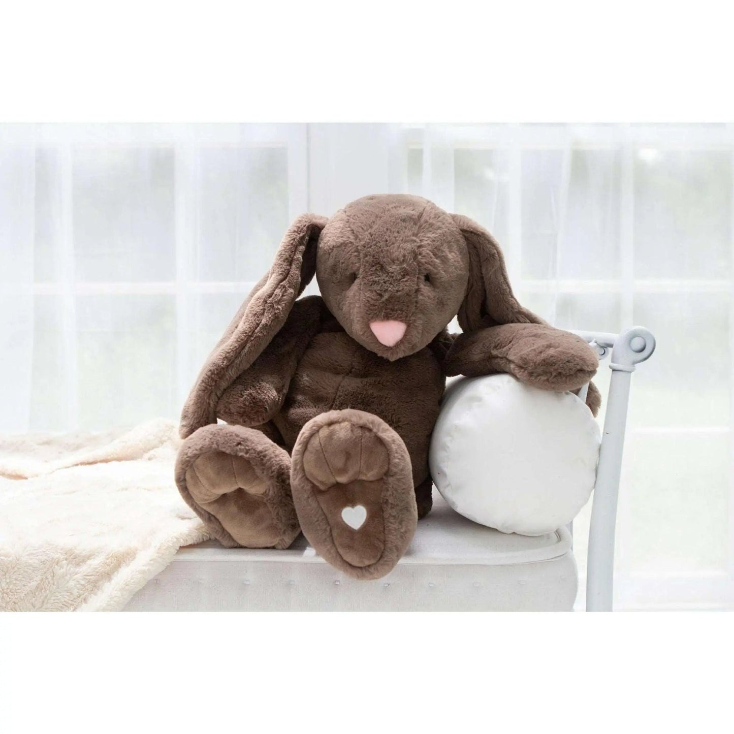 XL Xander Bunny — Oversized Bunny Plush with Warming Lavender Center
